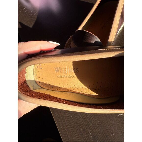 G.H. Bass Weejuns Tan & Brown Mens Sz 9 Loafers EUC main image 8